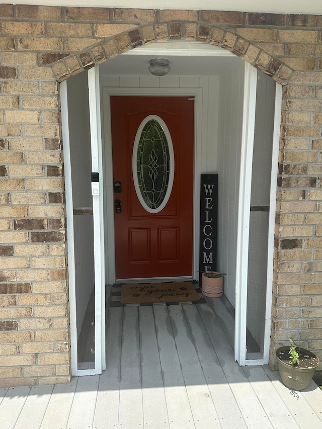 view of entrance to property