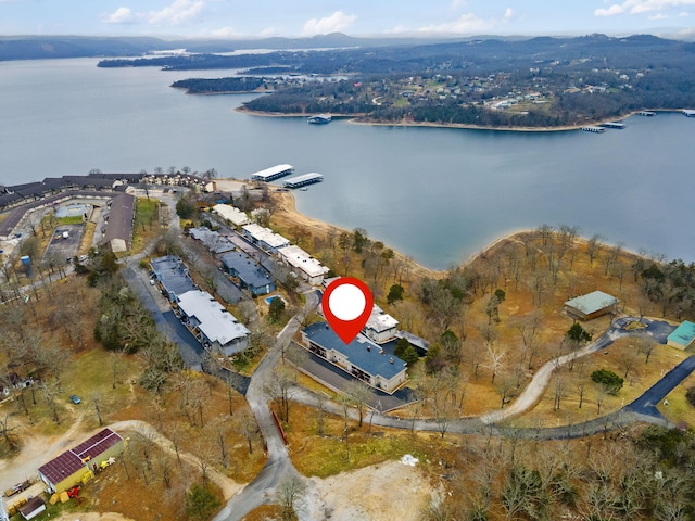 3 Port Holiday Dr Unit G, Kimberling City, MO 65686 - aerial view with a water view