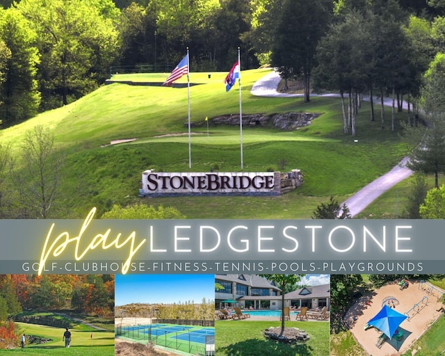 653 Forest Lake Dr, Branson West, MO 65737 - view of a document with a collage of images