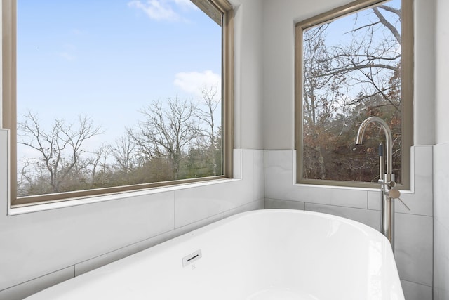 bathroom featuring a bathtub