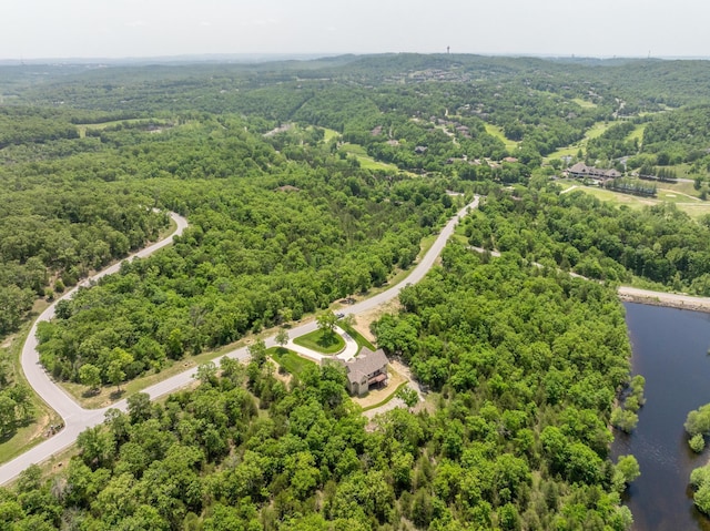 653 Forest Lake Dr, Branson West, MO 65737 - bird's eye view of a nearby body of water and a heavily wooded area