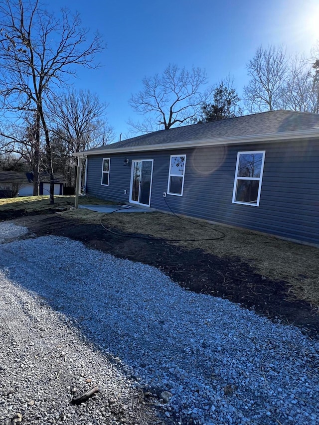 rear view of property with a patio