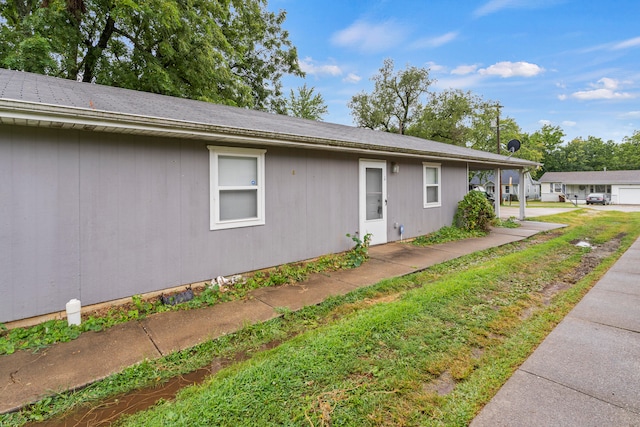 view of property exterior