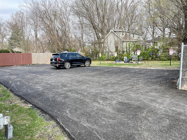 view of parking / parking lot