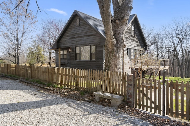 view of front of home