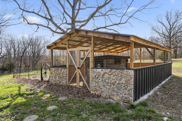 view of outbuilding