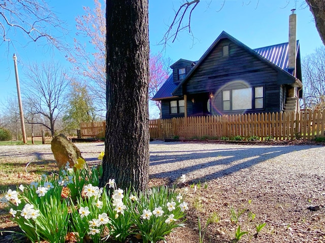 view of front of home