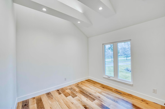 unfurnished room featuring wood-type flooring