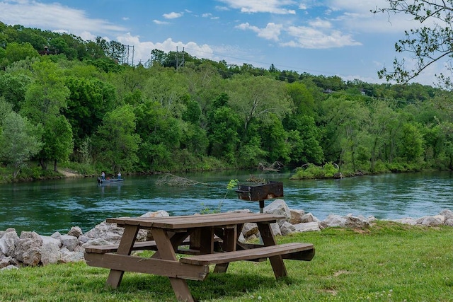 9 Scenic Ct Unit 9-9, Branson, MO 65616 - dock area featuring a view of trees and a water view