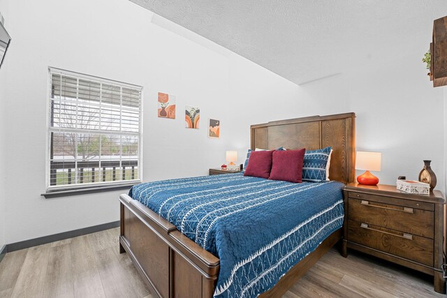 9 Scenic Ct Unit 9-9, Branson, MO 65616 - bedroom featuring baseboards, wood finished floors, and a textured ceiling
