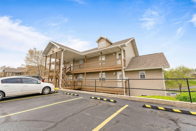 9 Scenic Ct Unit 9-9, Branson, MO 65616 - uncovered parking lot with stairs and fence