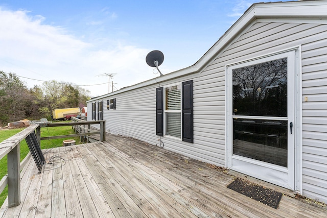 view of deck