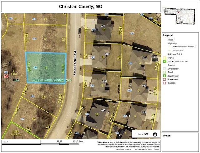 843 S Black Sands Ave Lot 115, Nixa MO, 65714 land for sale