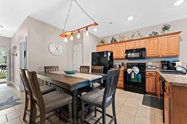 280 Tina St Unit 9, Hollister, MO 65672 - dining space featuring visible vents and recessed lighting