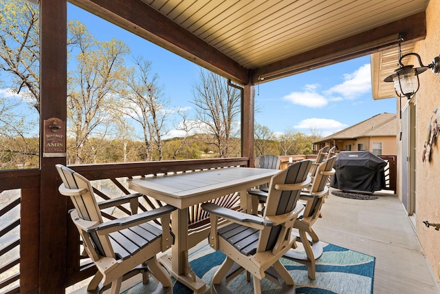 280 Tina St Unit 9, Hollister, MO 65672 - exterior space featuring grilling area and outdoor dining space