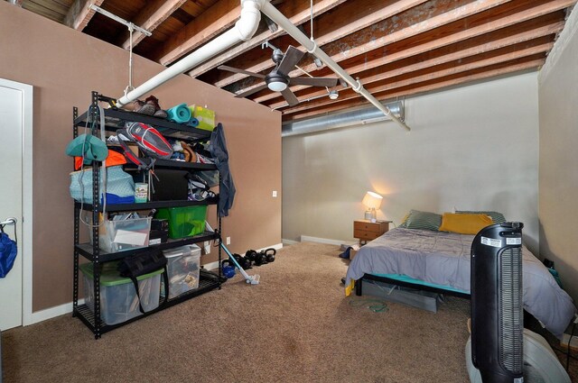 312 S Campbell Ave Unit D, Springfield, MO 65806 - bedroom with carpet floors and baseboards