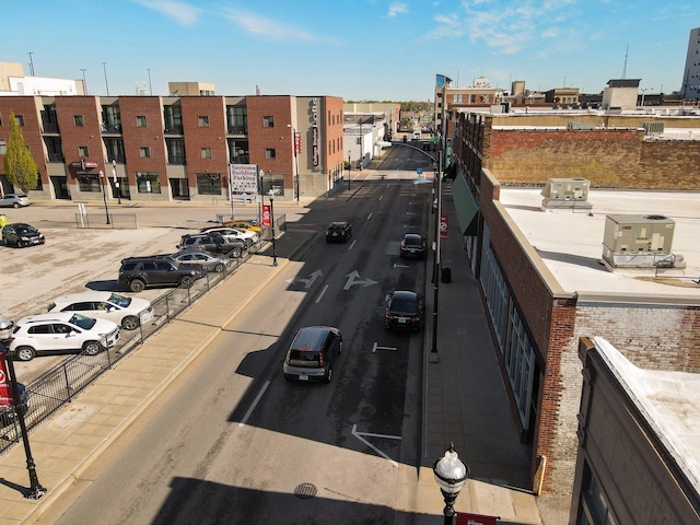 312 S Campbell Ave Unit D, Springfield, MO 65806 - view of asphalt road with sidewalks, street lighting, and curbs