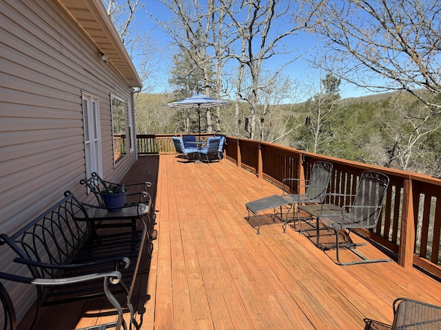 view of deck