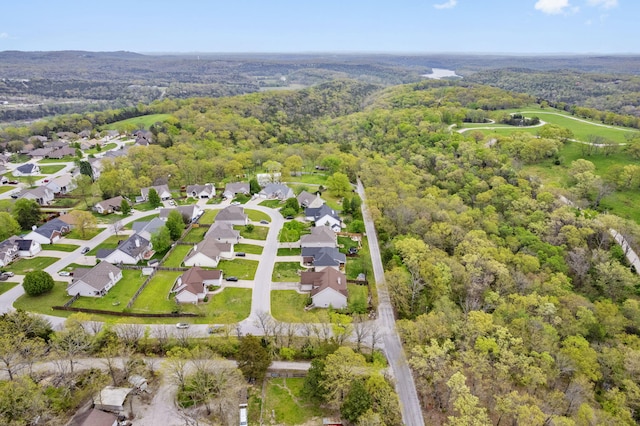 106 Willowbrooke, Branson, MO 65616 - birds eye view of property featuring a view of trees and a residential view