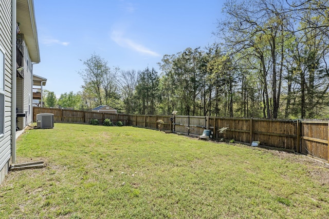 106 Willowbrooke, Branson, MO 65616 - view of yard featuring a fenced backyard and central AC unit