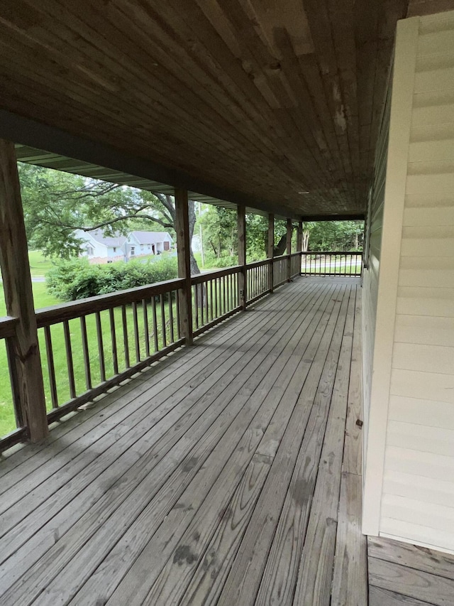429 S Eagle Ave, Norwood, MO 65717 - view of wooden terrace