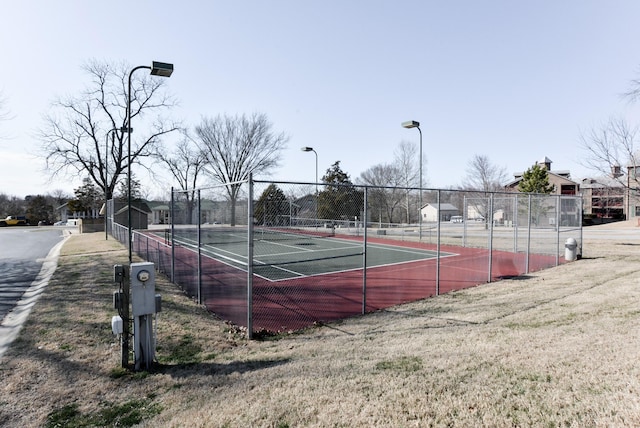 813 Holiday Rdg Unit 6, Branson, MO 65616 - view of tennis court with fence