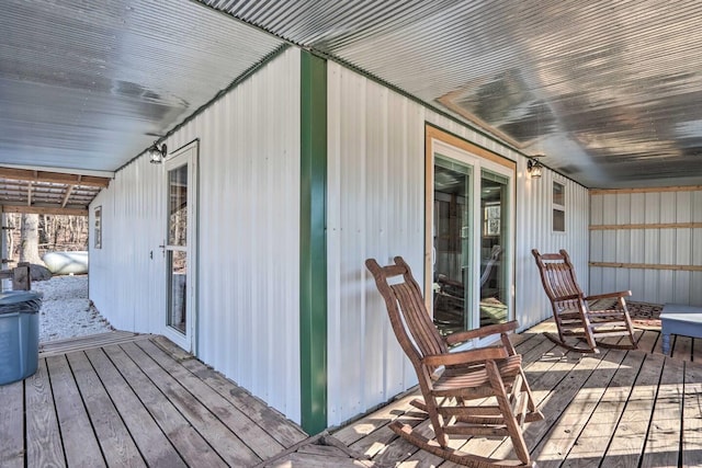 3142 Fishin Hole Rd, Flemington, MO 65650 - view of wooden deck