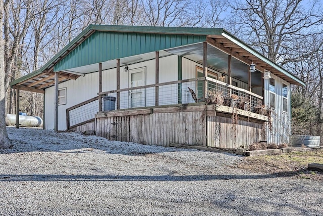 view of side of property