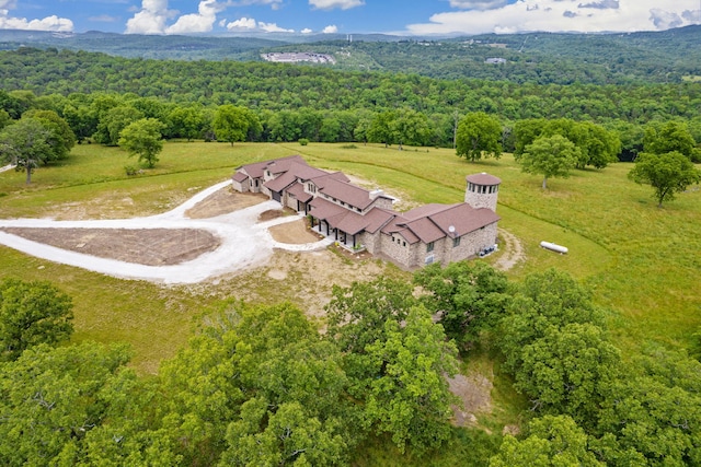 395 Tracy St, Branson, MO 65616 - aerial view featuring a wooded view