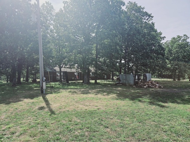 view of yard