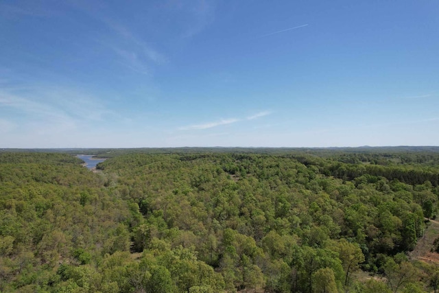aerial view featuring a view of trees
