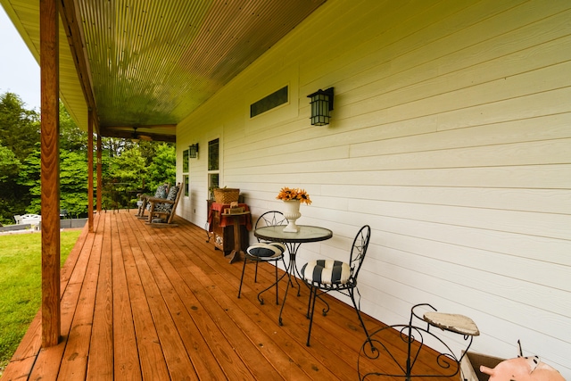 view of deck