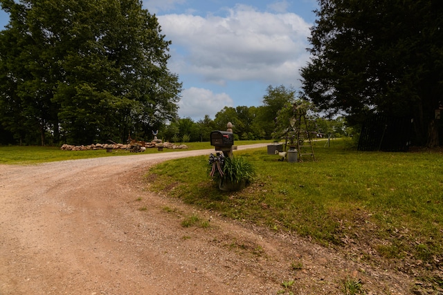 view of road