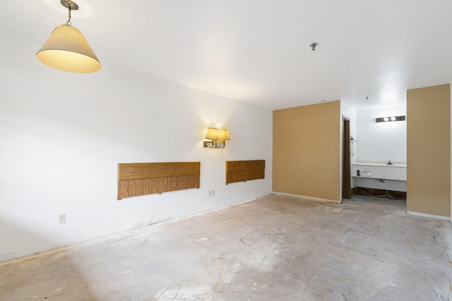 view of unfurnished living room