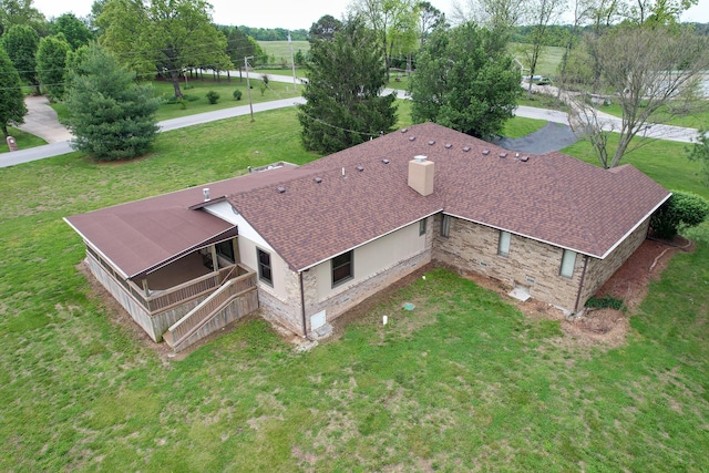 drone / aerial view