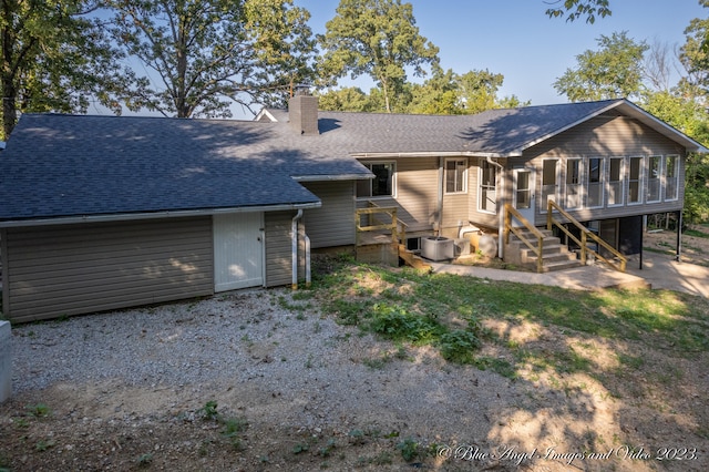 view of rear view of house