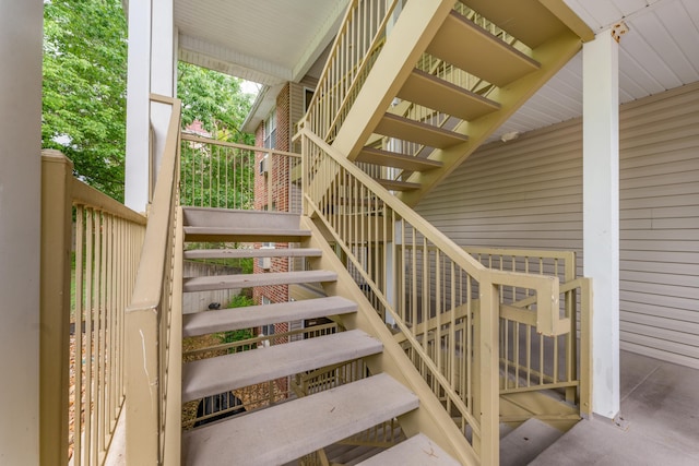 view of staircase