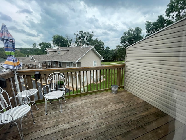 view of deck