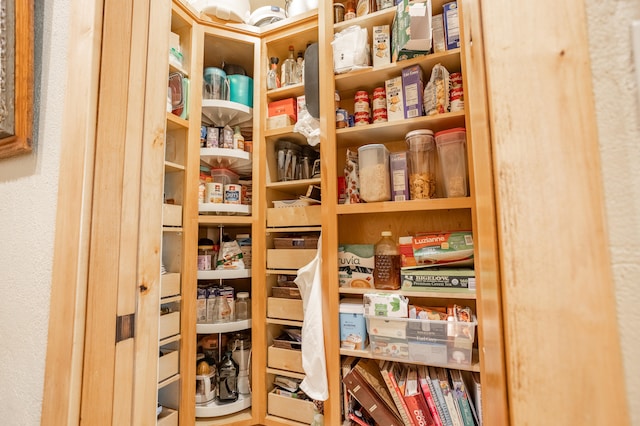 view of pantry