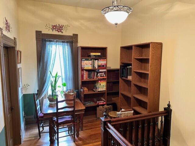 624 S Ash St, Nevada, MO 64772 - dining area with wood finished floors