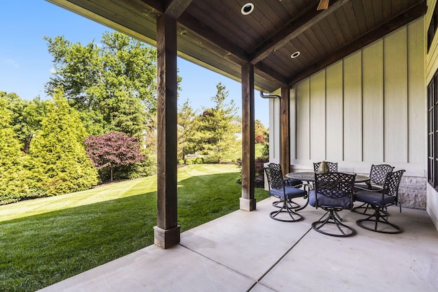 view of patio