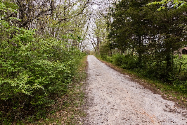 view of road