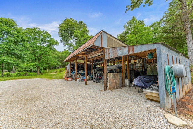 228 Cabin Ln, Kissee Mills, MO 65680 - view of pole building with a detached carport