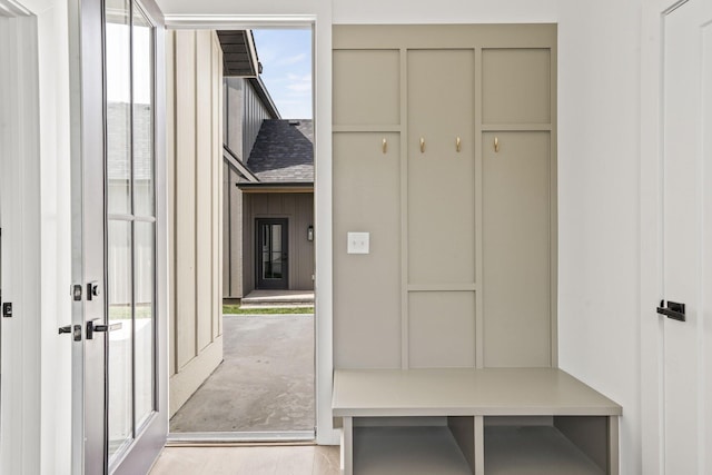 view of mudroom