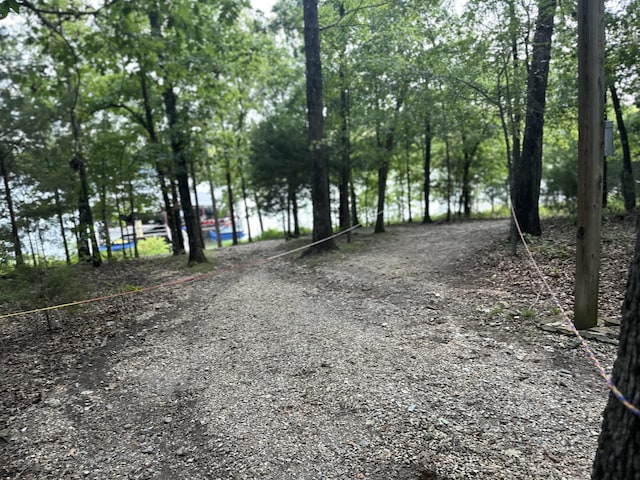 view of road