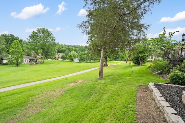 surrounding community with a lawn