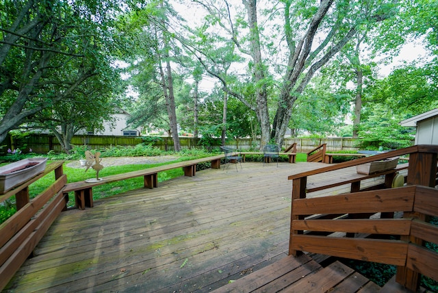 view of deck