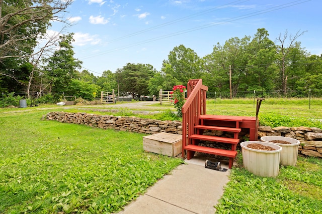 view of yard