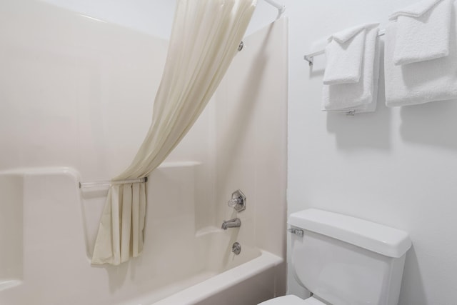 982 Indian Point Road Block Of 5, Indian Point, MO 65616 - bathroom with shower / bath combination with curtain and toilet