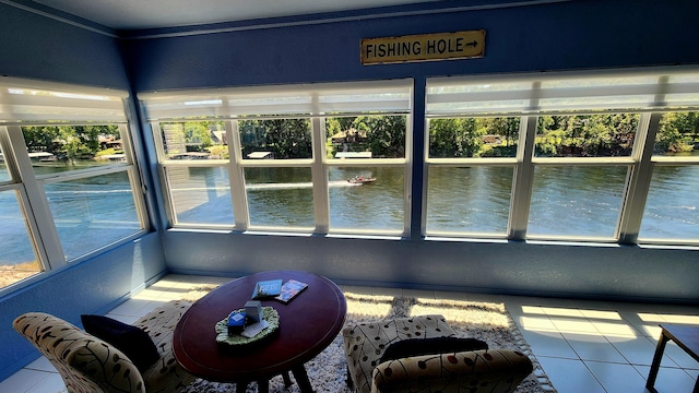 sunroom featuring a healthy amount of sunlight